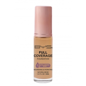 BYS Foundation Full Coverage Natural Beige 30ml