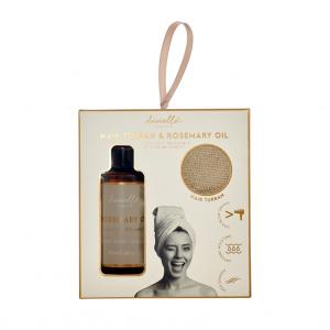 Danielle Hair Turban & Rosemary Oil Set