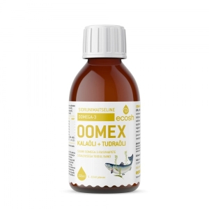 Ecosh Oomex kalaõli oomega 3 + tudraõli 150ml