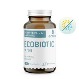 Ecosh Ecobiotic 16 tüve piimhappebakterid ja kiudained 60 kapslit