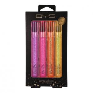 BYS Lipgloss Set Glitter Kisses 4pc