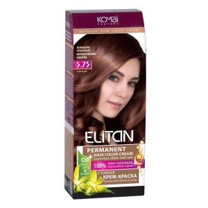 Elitan Permanent hair color cream Intensive Chestnut 5.75