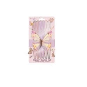 Danielle Razor Set Butterfly 6pc