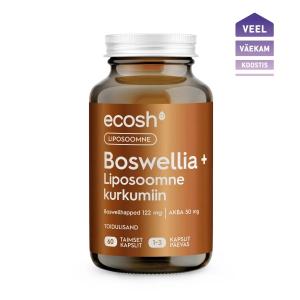 Ecosh Boswellia + Liposoomne kurkumiin 60 kapslit