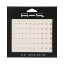 BYS Face & Body Gems Grad Sizes Holographic Pink 