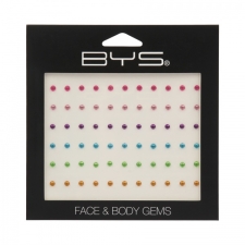 BYS Face & Body Gems Small Round Rainbow 